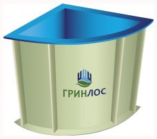 ГРИНЛОС Купель 1200*1200*1200 Угловая