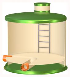 Поворотный колодец ГРИНЛОС Пв 3000/2500