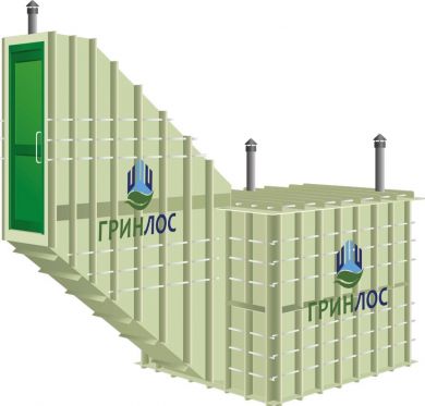 Гринлос Погреб ДТ 2500*2000*2000