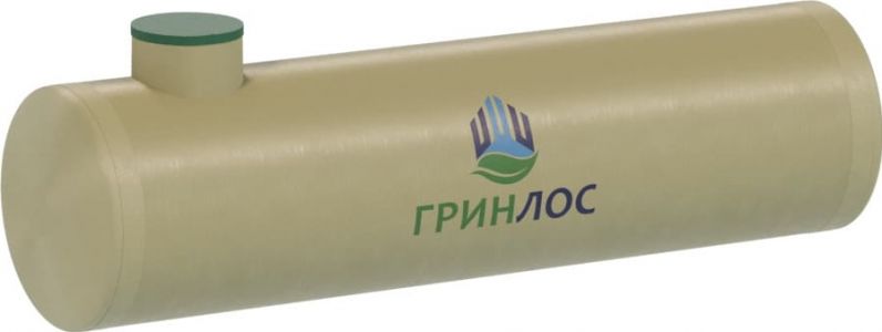 Гринлос Емкость стеклопластиковая 5-1500 горизонтальная подземная
